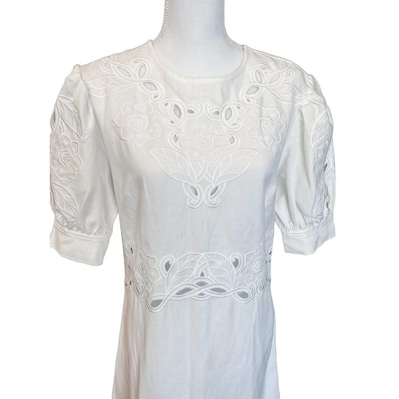 Derek Lam 10 Crosby Everett Embroidered Dress - Picture 5 of 12